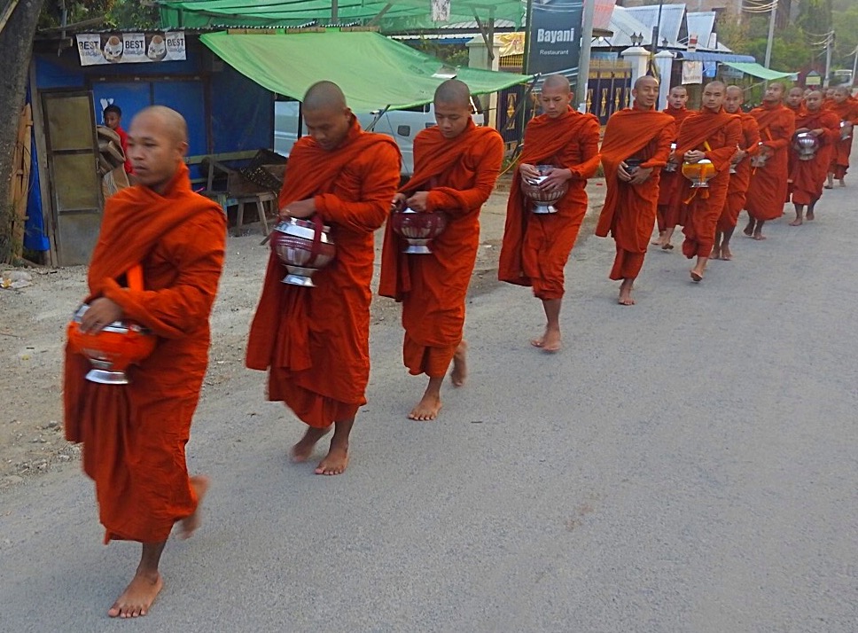 Monks in Myanmar