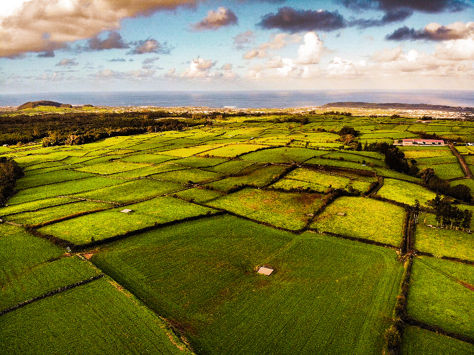 Droonbeeld - Ilha Terceira - Azoren