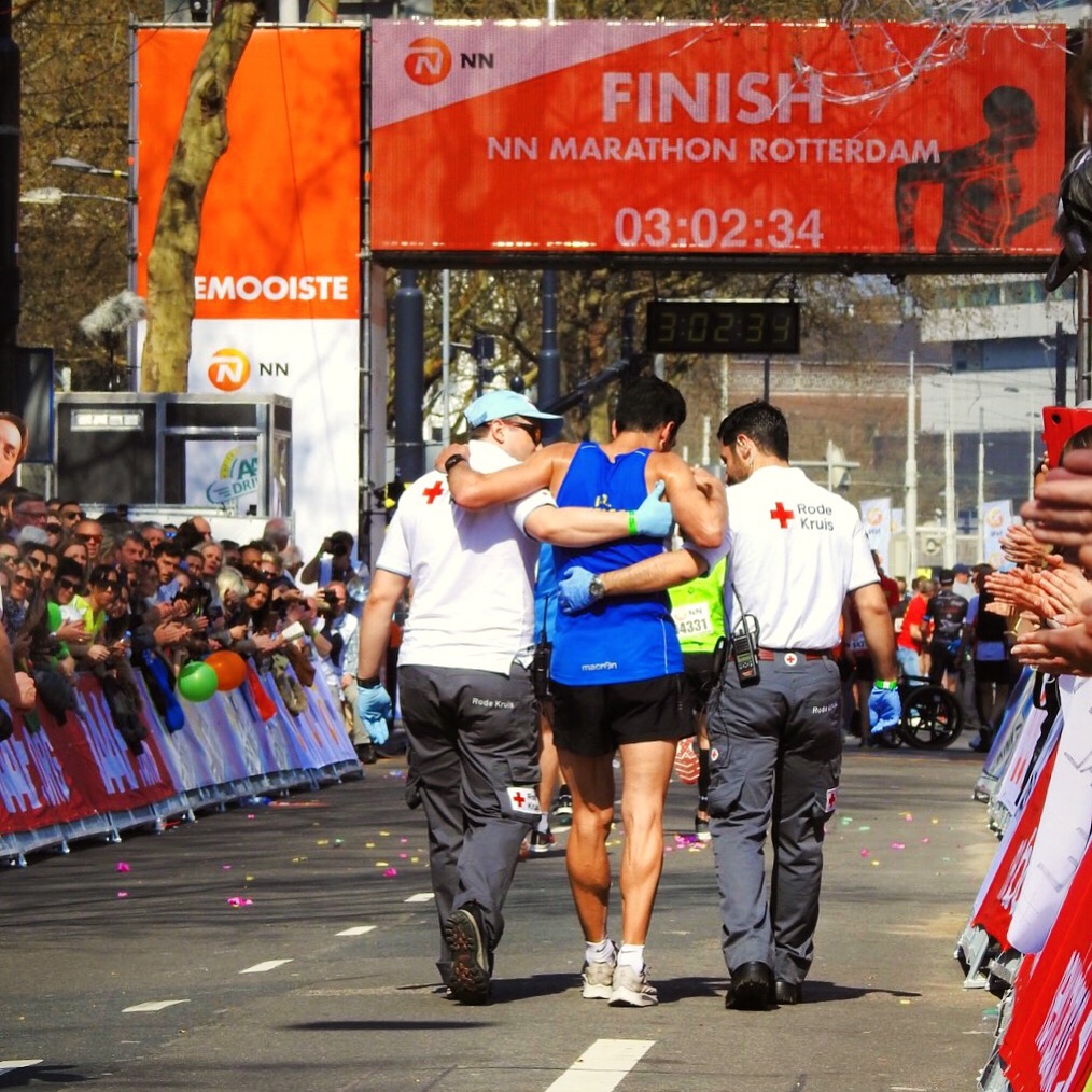 Finish marathon Rotterdam - 2019