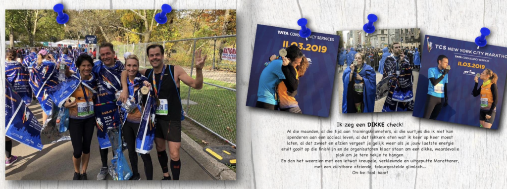 Fotoboek inspiratie - Finish Marathon New York