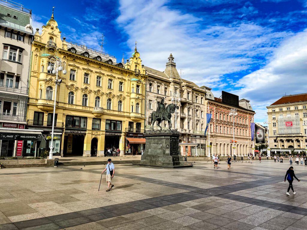 Zagreb - Kroatië | Een leeg Gornji Grad