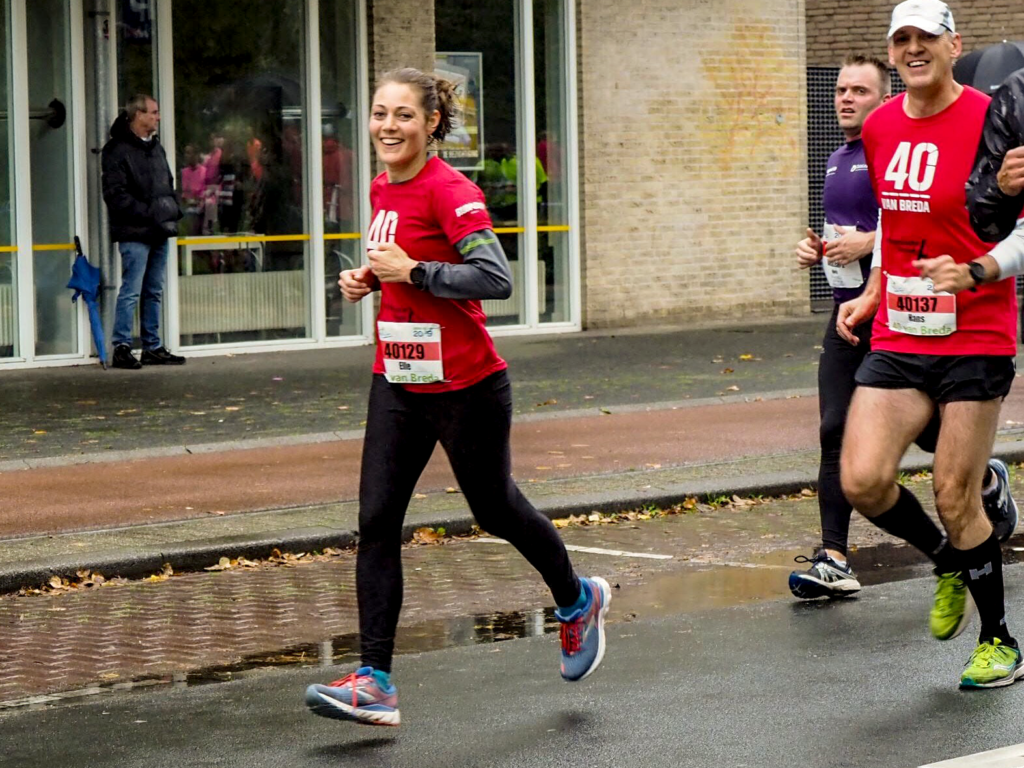 40 van Breda tijdens de Singelloop