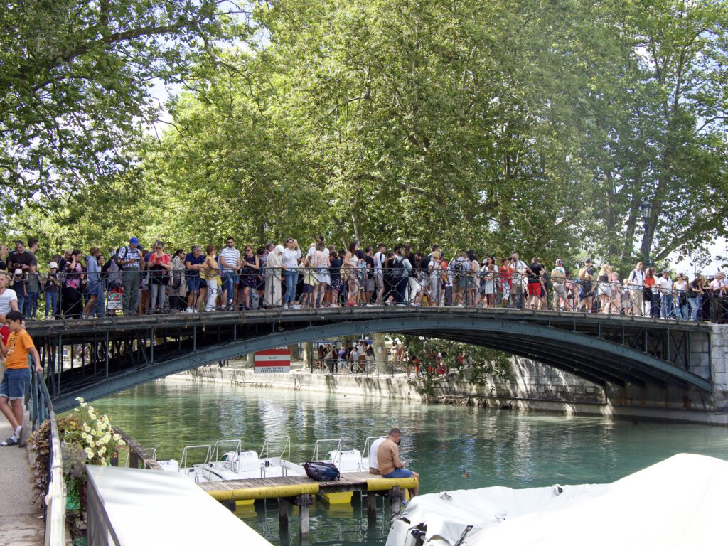 Drukte in Annecy - Festival van het meer